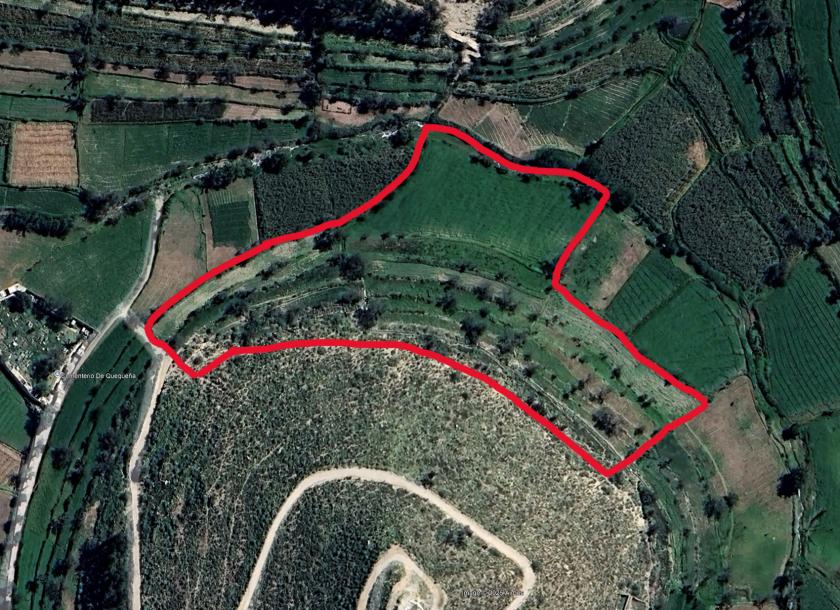 Vendo Terreno agricola 15550m2 en el distrito de quequeña a 300m de la plaza principal, ideal para negocio, recreo, cultivo, casa de campo-0